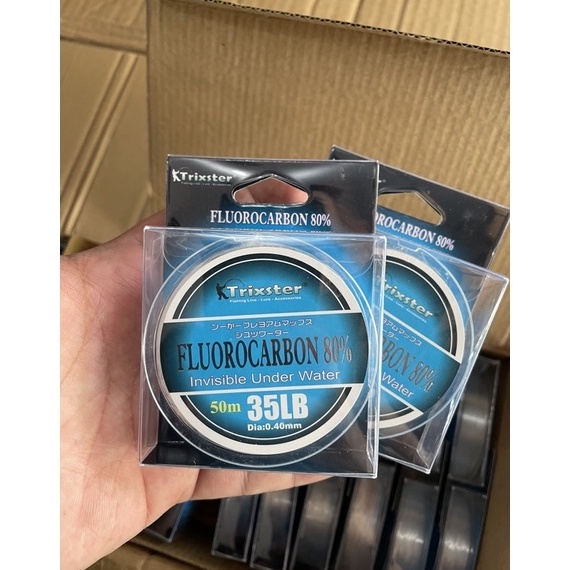 PALING DICARI SENAR LEADER TRIXSTER FLUOROCARBON 8 5M