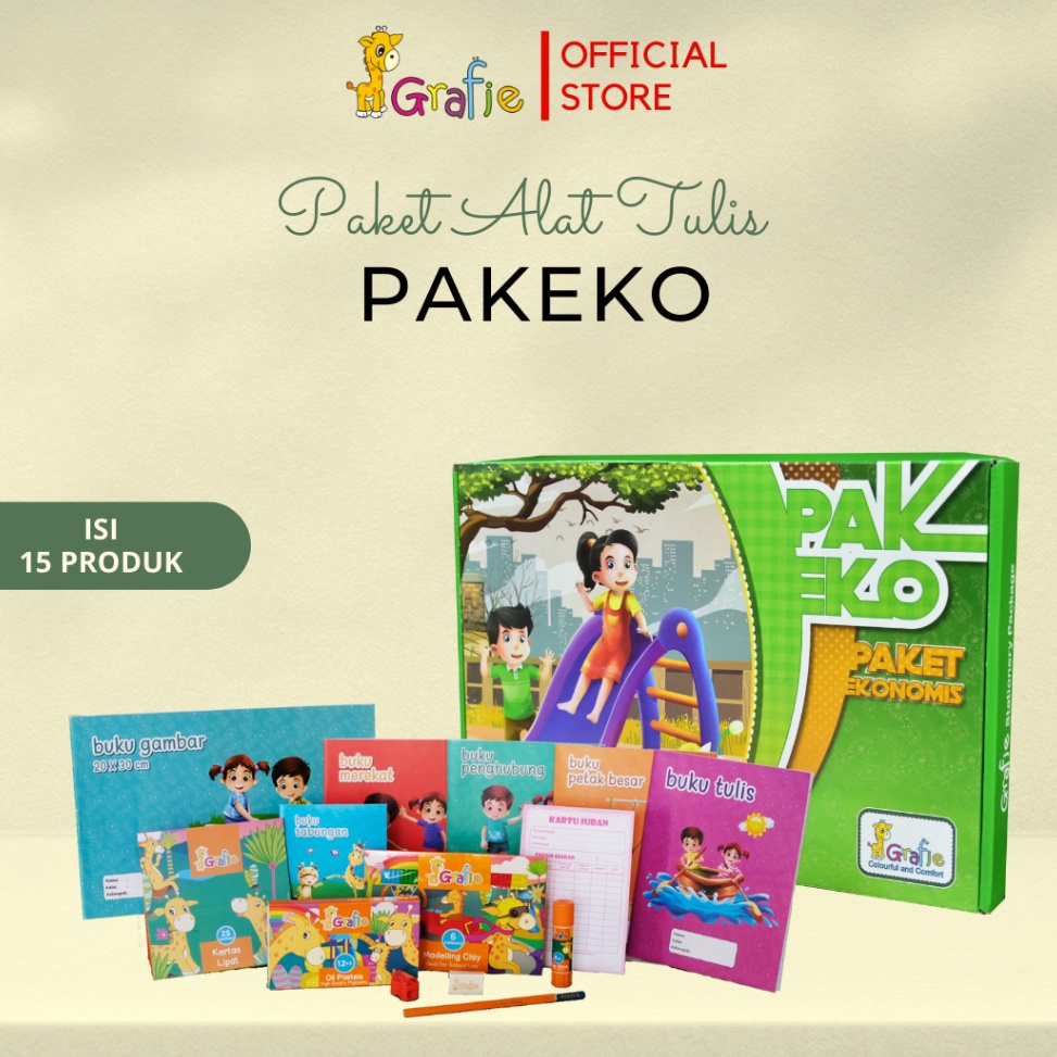 

GRAFIE PAKEKO Paket ATK Anak KODE E5S8