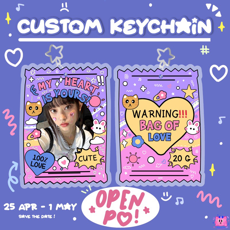 PELUNASAN ONLY, CUSTOM KEYCHAIN | keychain custom