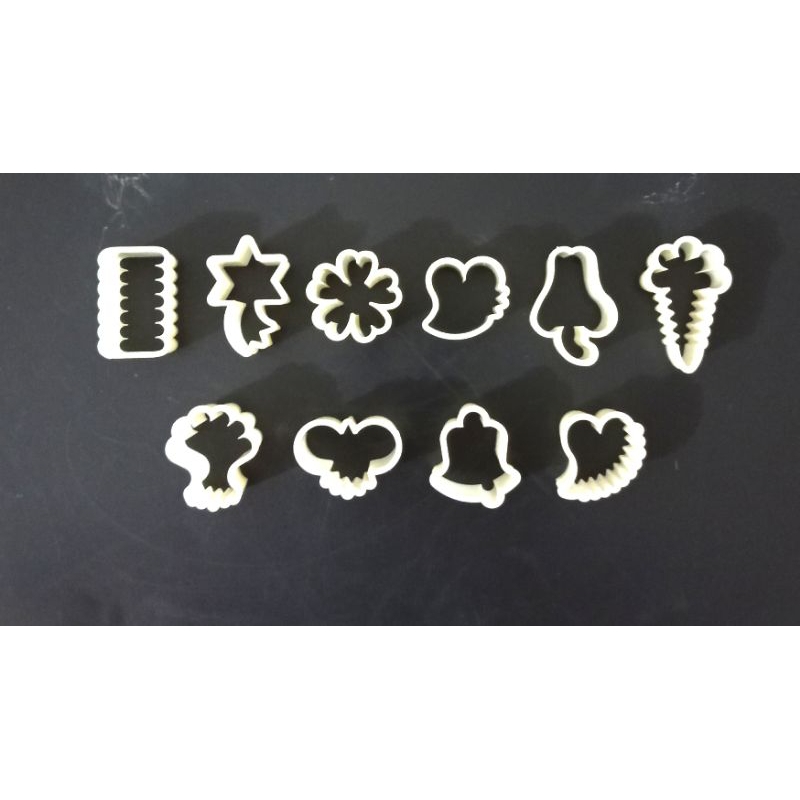 Cetakan kue kering klasik / kue kering jadul plastik 10 motif sin lian 174