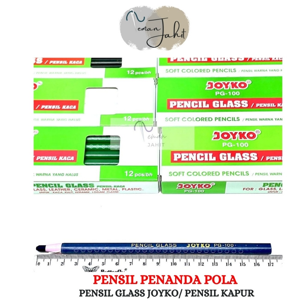 

PENSIL KACA JOYKO LUSINAN /PENSIL DERMATOGRAPH / PENSIL KAPUR JOYKO / Pencil Glass Joyko