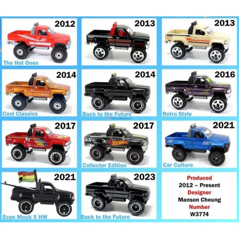 Hot Wheels 1987 TOYOTA PICKUP TRUCK