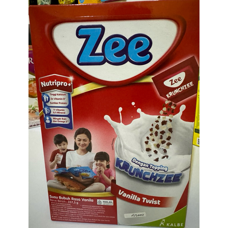 

Zee Kruchzee vanilla twist dan cokelat 337,5 g