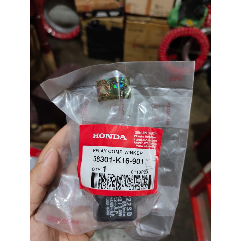 FLASHER FLASER RELAY OTOMATIS LAMPU RITING SEIN COMP WINKER BEAT SCOOPY VARIO 110 FI ESP 38301-K16-9