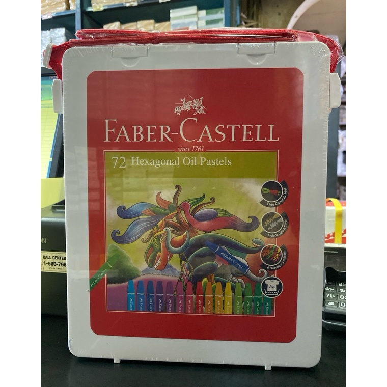

CRAYON OIL PASTEL FABER CASTELL 72 SET ORIGINAL FREE BUBBLE DUS KODE T5E3