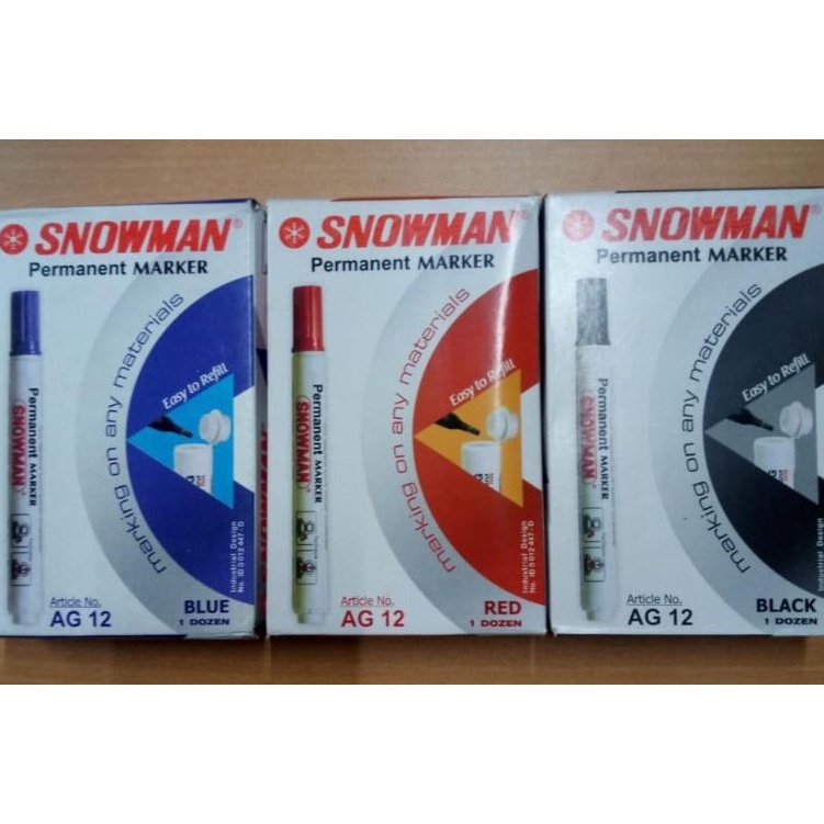

LUSIN SPIDOL SNOWMAN PERMANEN MARKER AG12 KODE H3G4