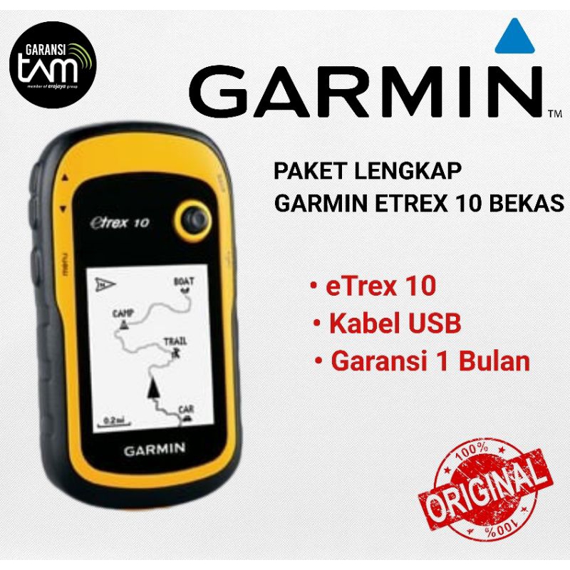 GPS Garmin Etrex 10 / Gps Garmin etrex 10 Bekas Batangan