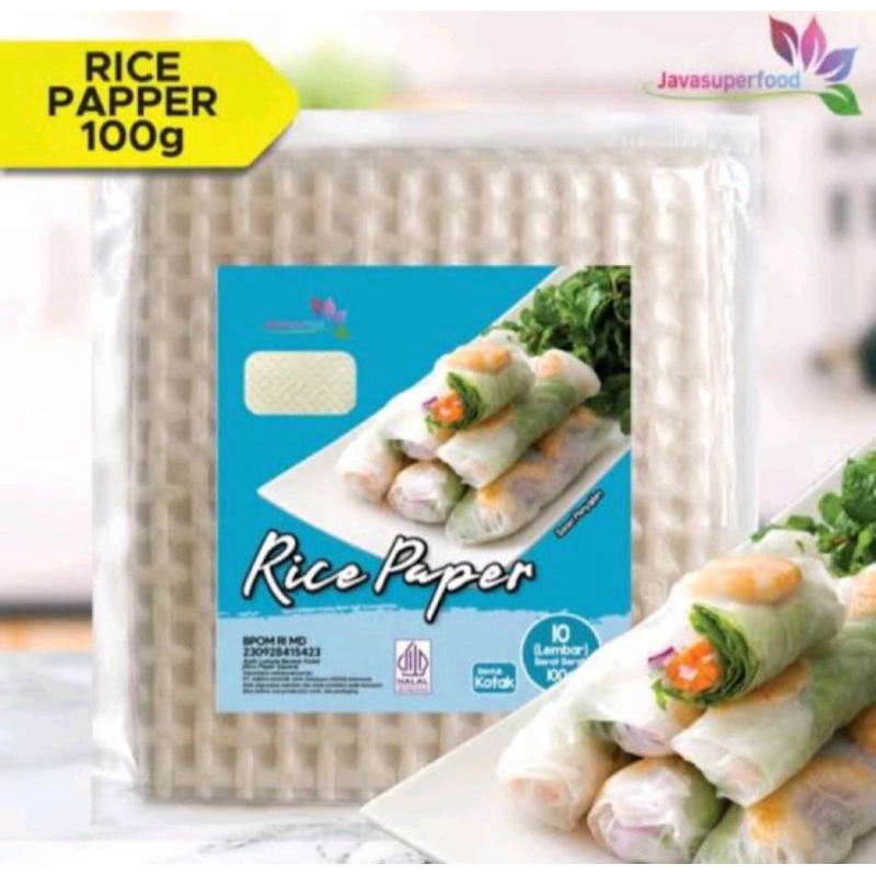 

Javasuperfood Rice Paper Kotak Isi 10 100gr