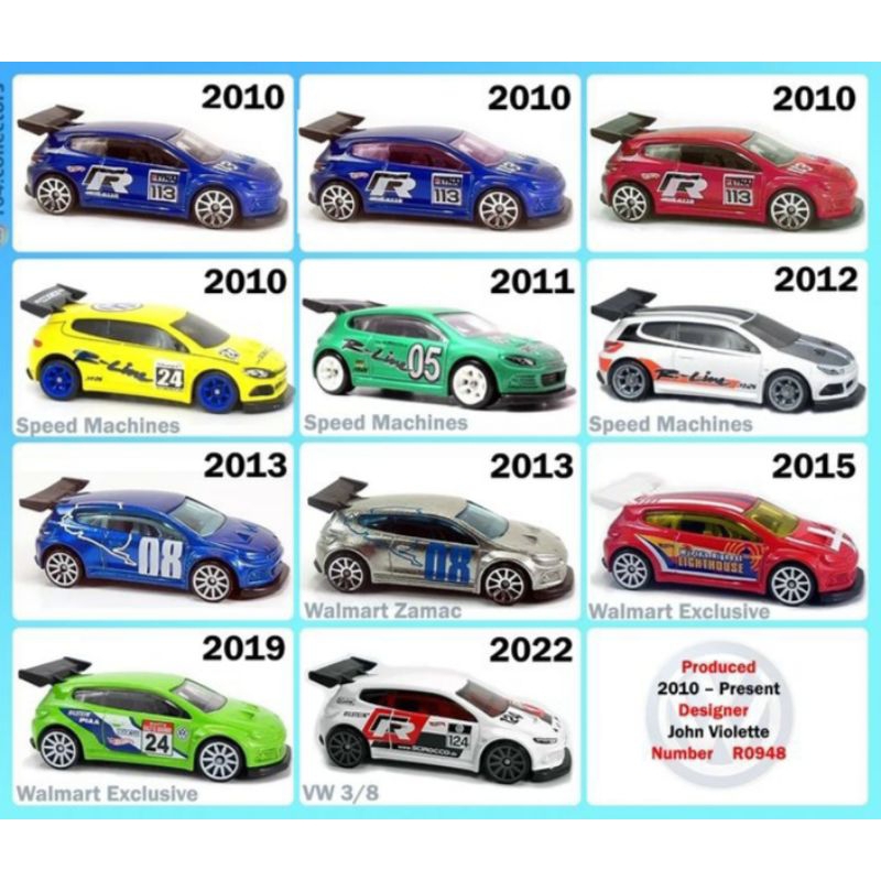 Hot Wheels VOLKSWAGEN SCIROCCO GT24