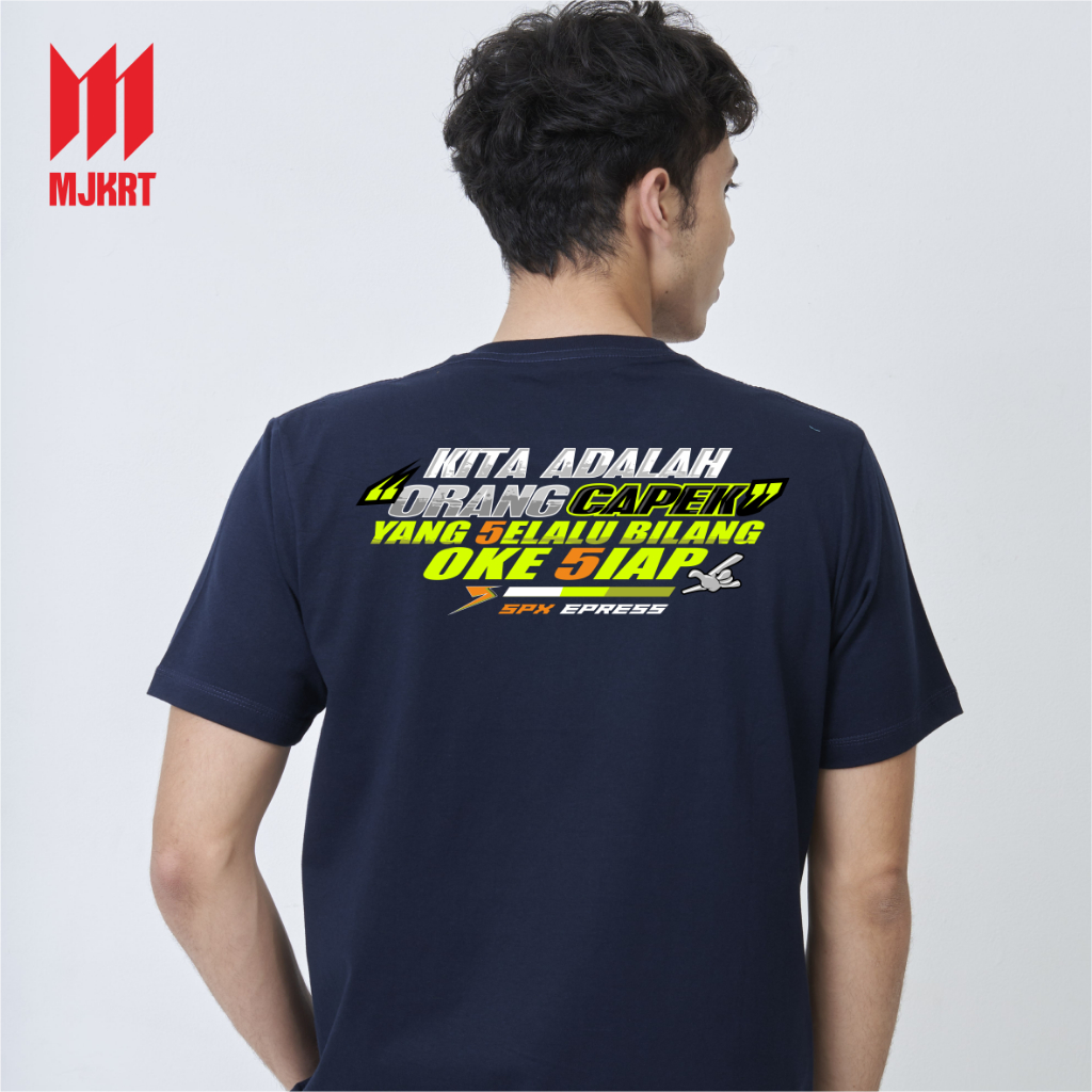Kaos SPX Express Shoppe Express 5.5 | Kaos Kita Adalah Orang Capek | Kaos Distro Pria Wanita