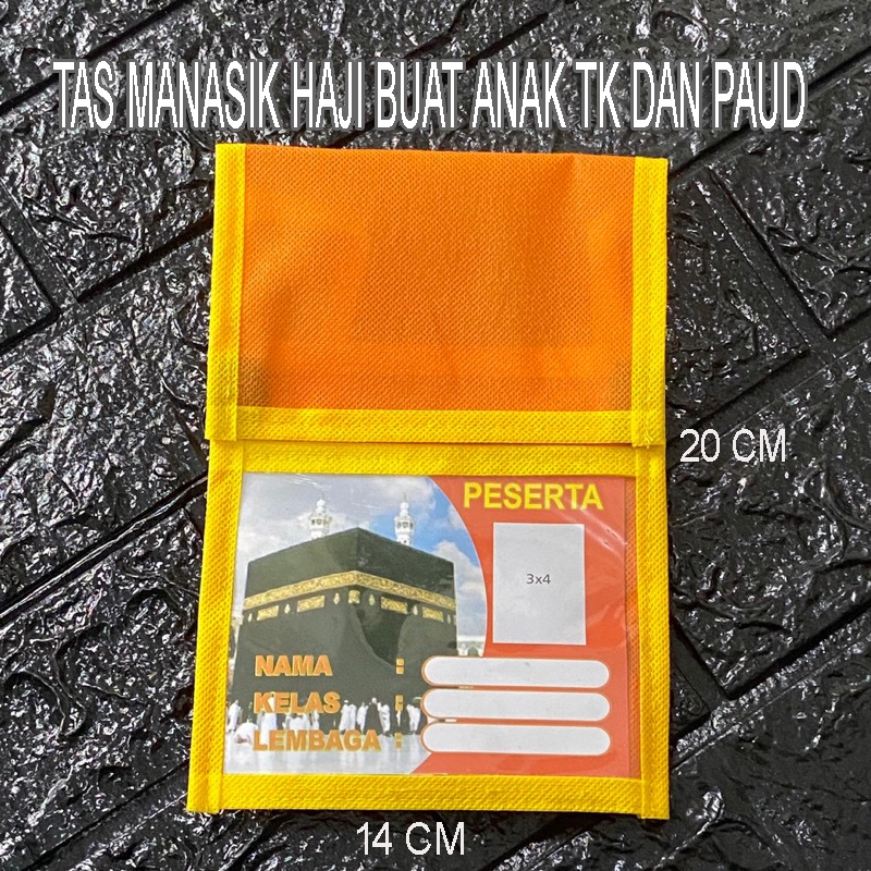 Tas manasik haji anak TK warna oren