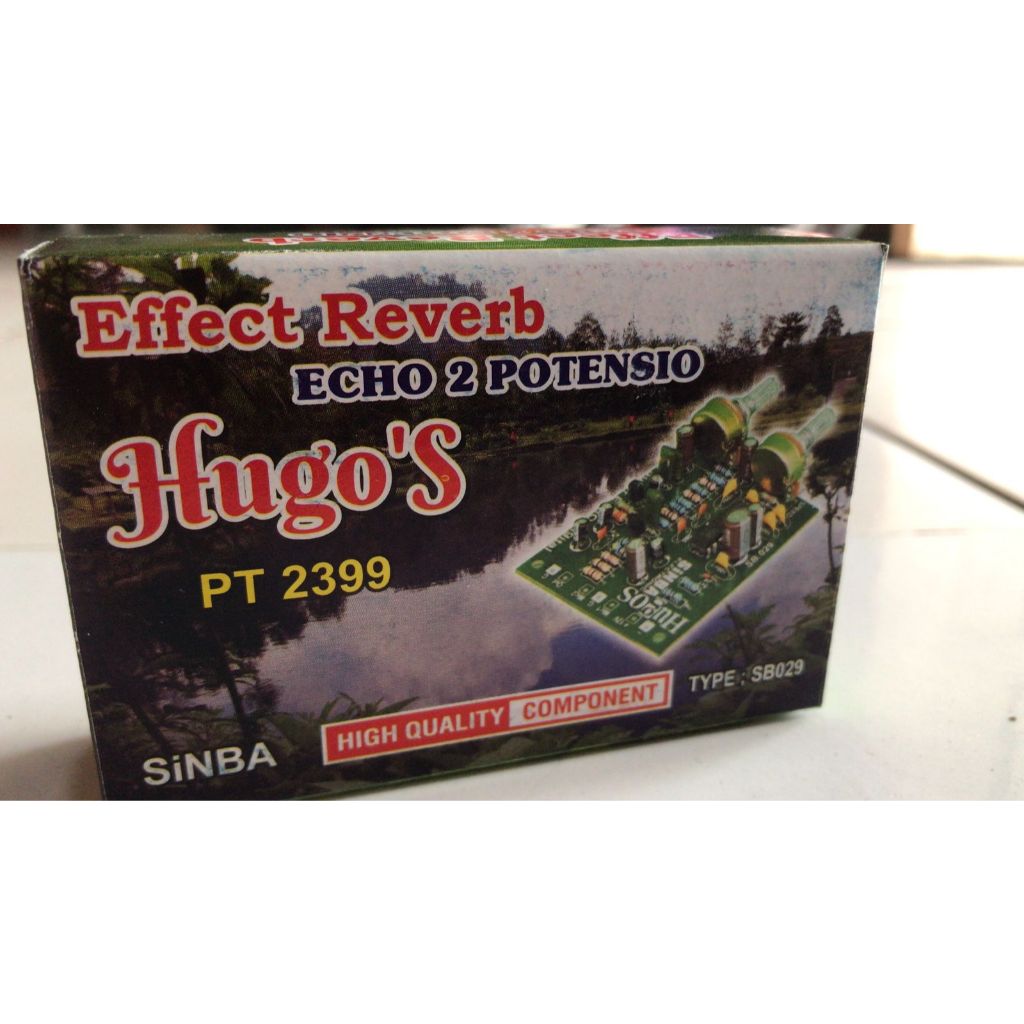 KIT ECHO EFFEC REVERB PT2399 + 2 PAM PRE AMP MIC HUGOS