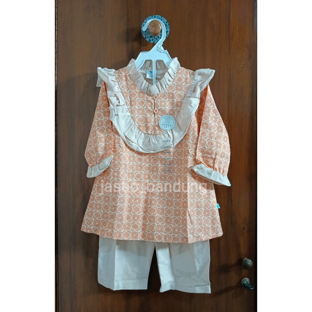 Pipiniko Full Motif Print Set Bamus Anak Perempuan / Pipiniko Setelan Anak / Pipiniko Baju Muslim / 