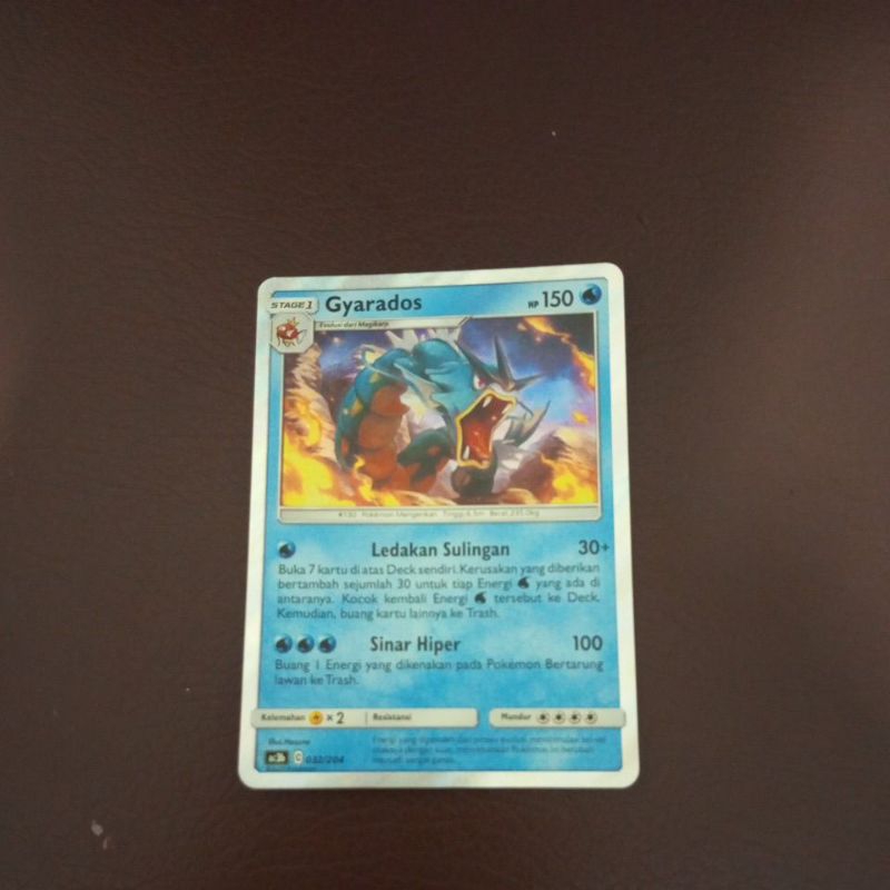 Kartu Pokemon Gyarados holo