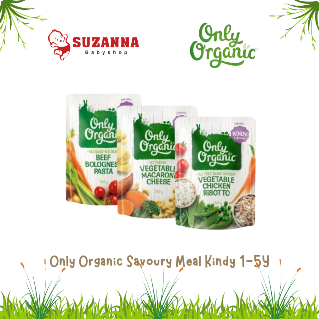 Only Organic Savoury Meal Kindy 1-5 years 220gr | Sereal & Bubur Bayi