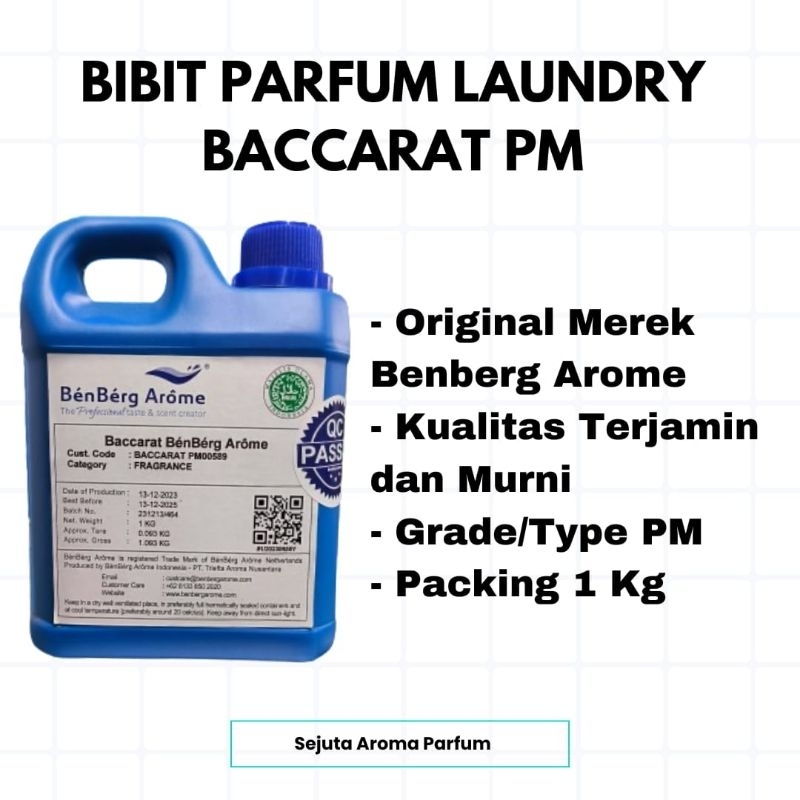 PROMO BACCARAT (BIBIT PARFUM LAUNDRY) ORIGINAL BENBERG AROME PM