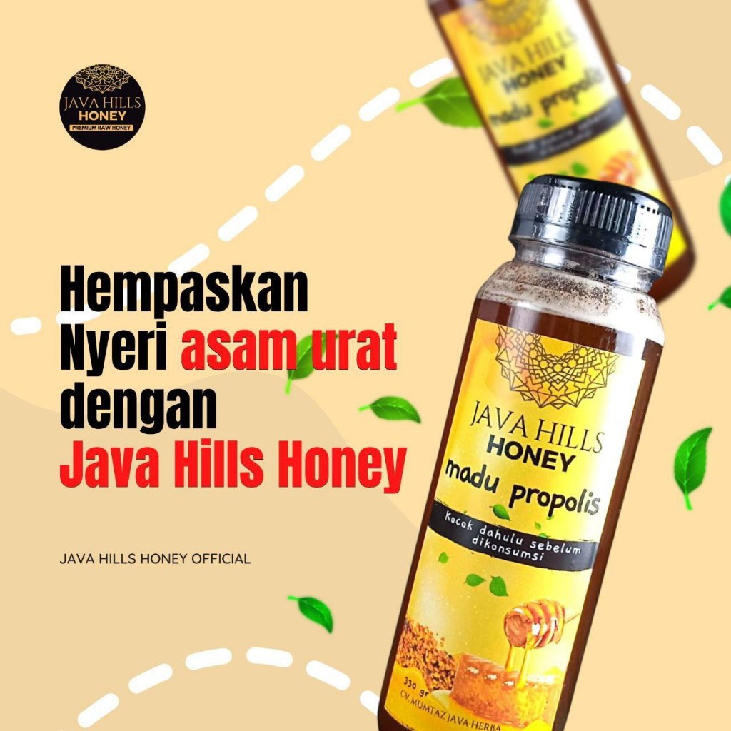 

Madu Herbal Propolis 330gr by Java Hills madu herbal untuk Hipertensi, mencegah diabetes dan menambah daya tumbuh