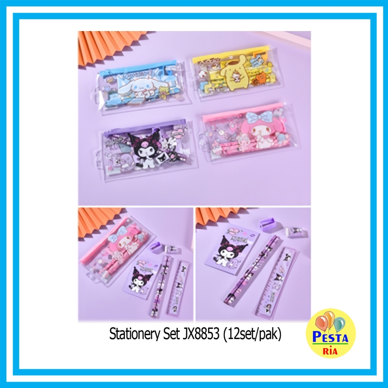 

Murah!! (1Set) Study Set Fancy, stationery Set, Paket Alat Tulis, Alat Tulis Sekolah