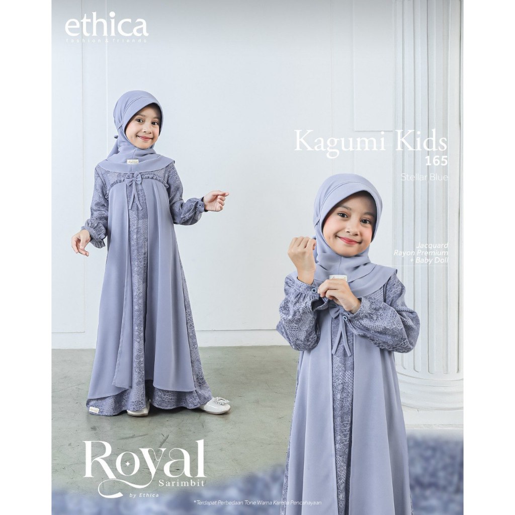 ETHICA STORE PGK ETHICA KAGUMI KIDS 165 STELLAR BLUE SARIMBIT ROYAL SERIES 2024