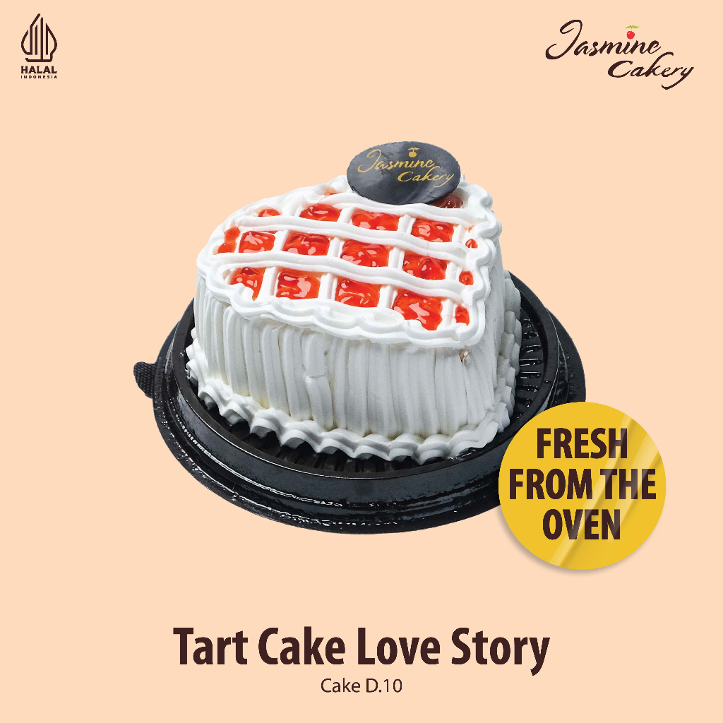 

Kue Tart Love Story Diameter 10cm