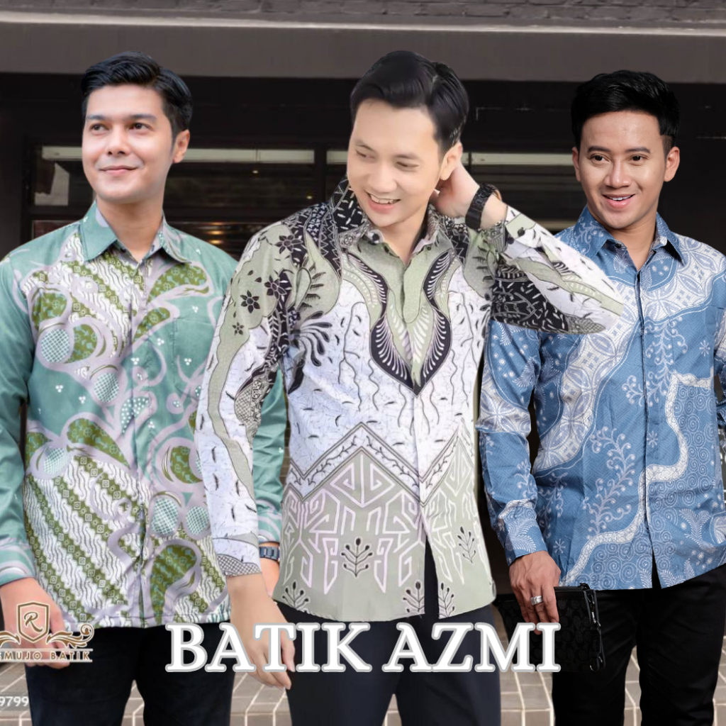 Bajuu Bstik Bapak Bapak Batik Kemejaa Murah Baju Barik Kerja Casual Murah Tebal Lengan Pendek Kemejs