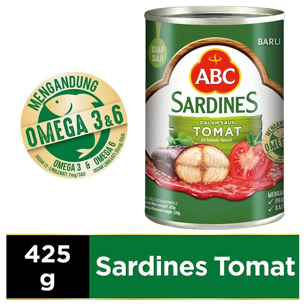 

Abc Sardines Tomat 425G
