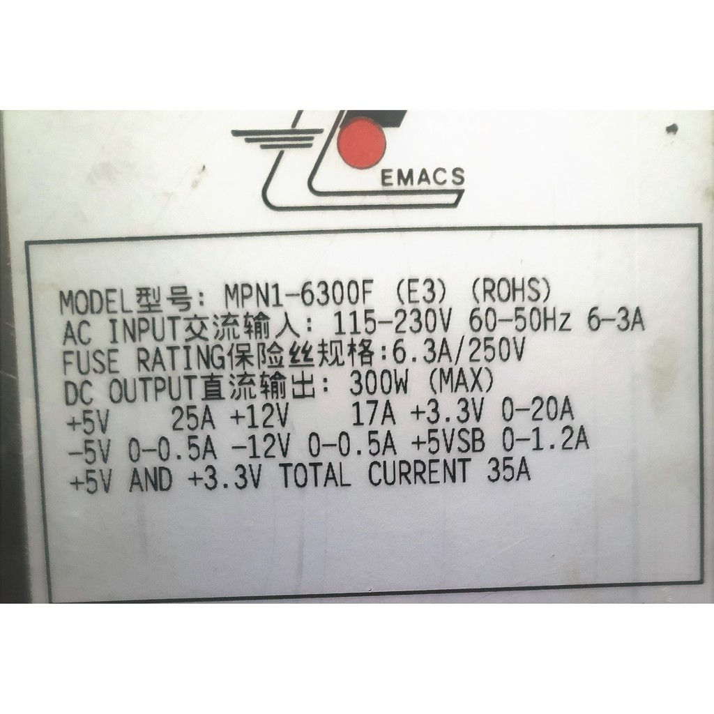 POWER SUPPLY BUILD UP EMACS