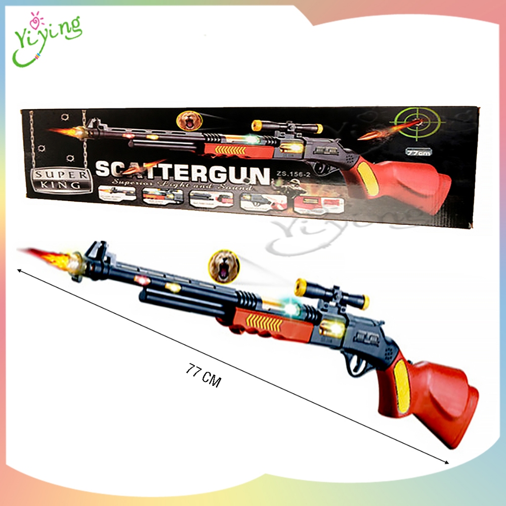 Mainan Anak/ Mainan tembak tembakan AK47 ada lampu dan suara ZS156-2