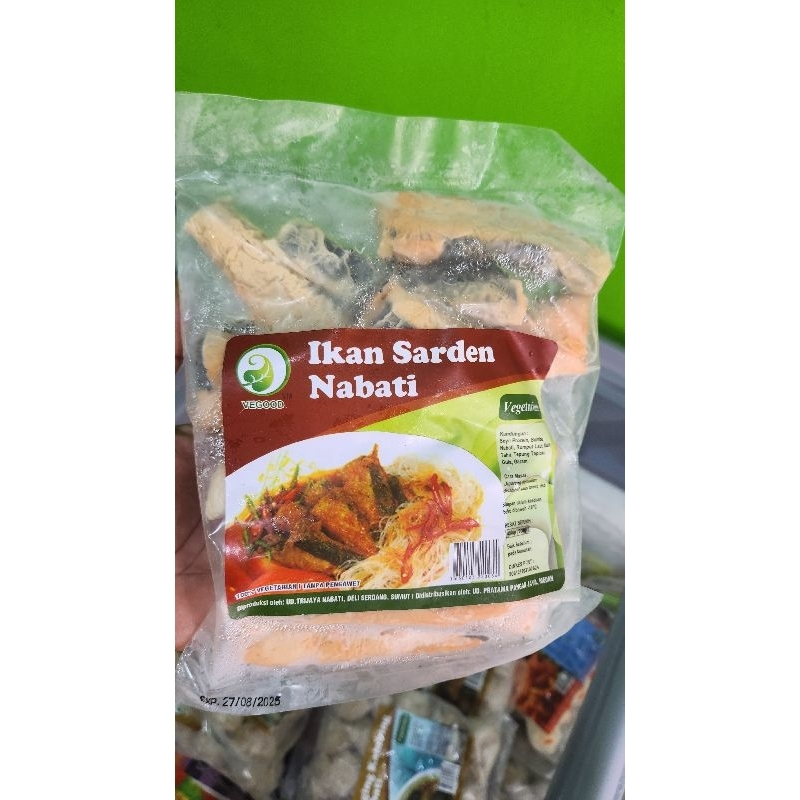 

IKAN SARDIN NABATI / 450GR / BEKU / VEGOOD