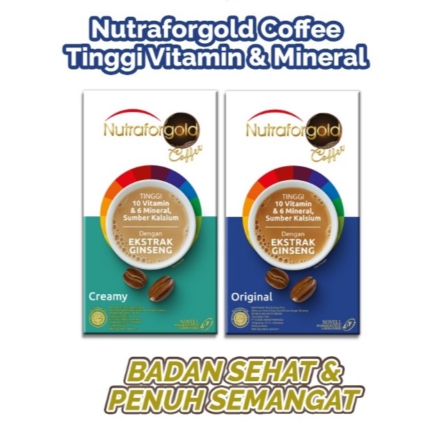 

Nutrafor Gold Coffee I Multivitamin dalam kopi