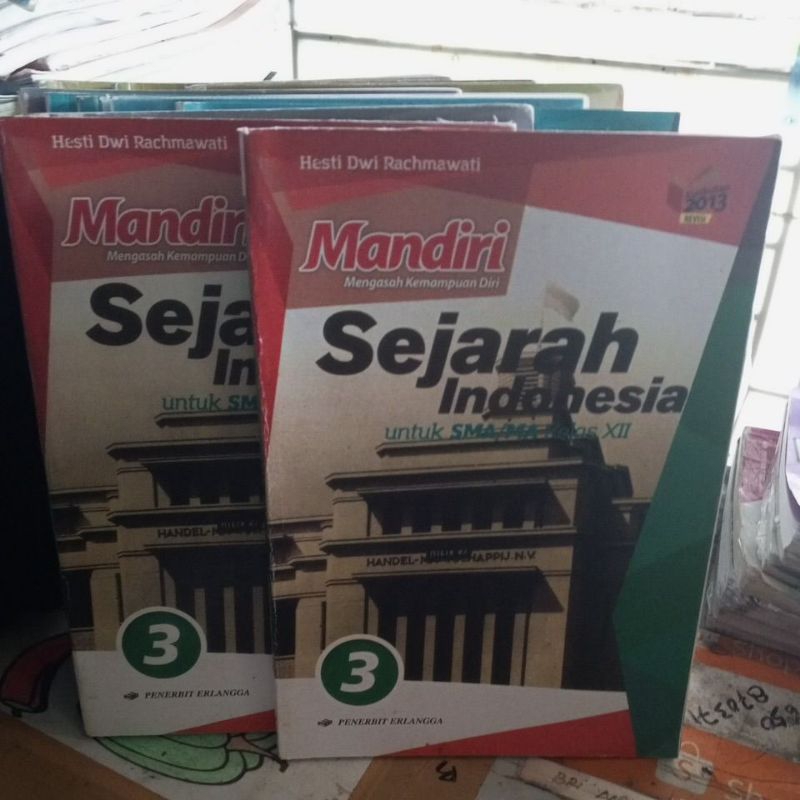 buku mandiri sejarah Indonesia kelas 12 penerbit Erlangga