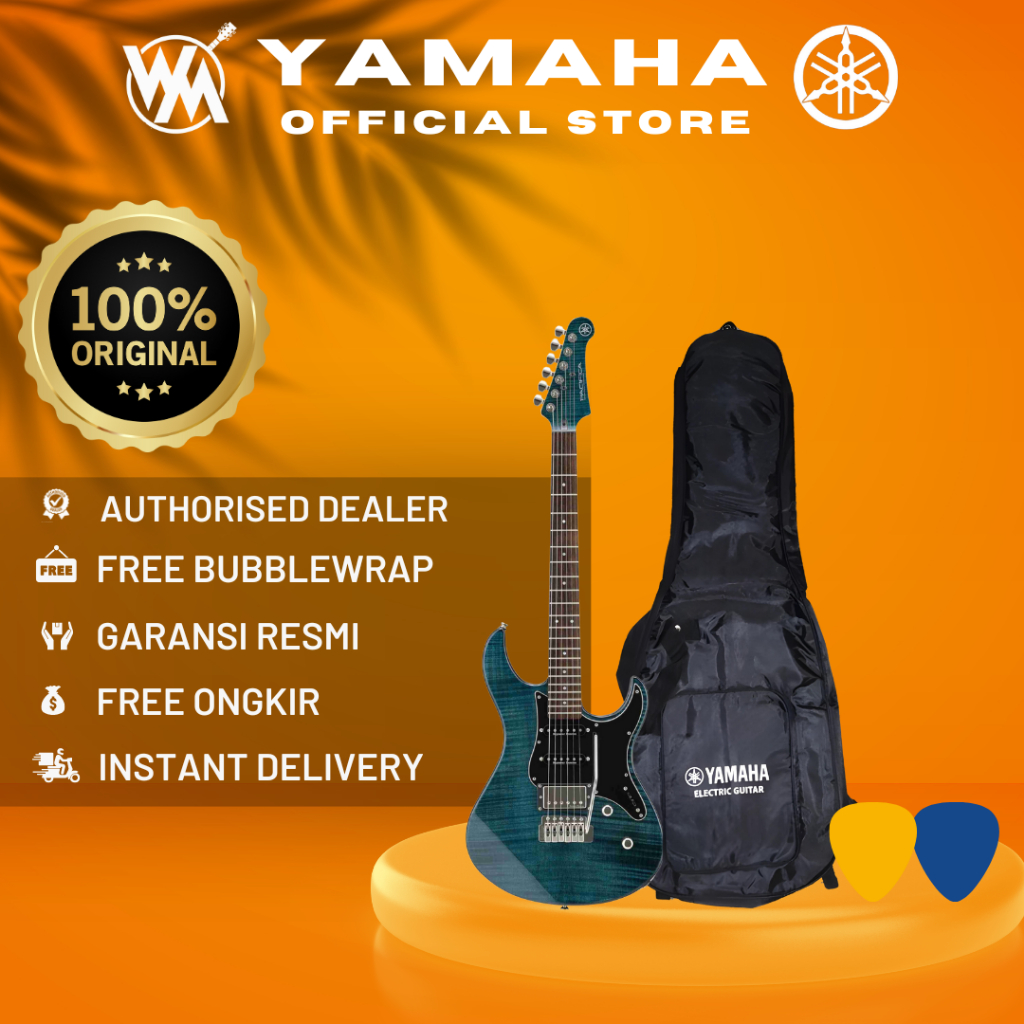 YAMAHA PACIFICA PAC612VIIFM IDB / 612-VII-FM-IDB / 612 VIIFM IDB + SOFTCASE + 2PICK