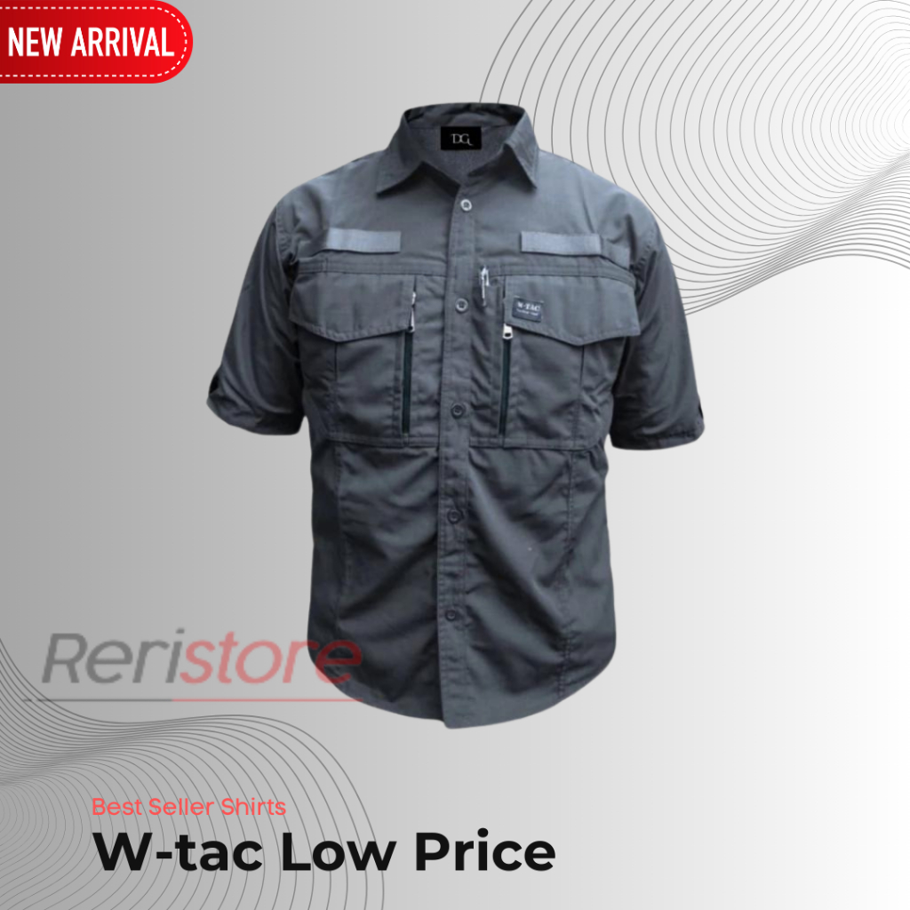 KEMEJA TACTICAL WTAC PENDEK LP / KEMEJA PDL / KEMEJA LAPANGAN