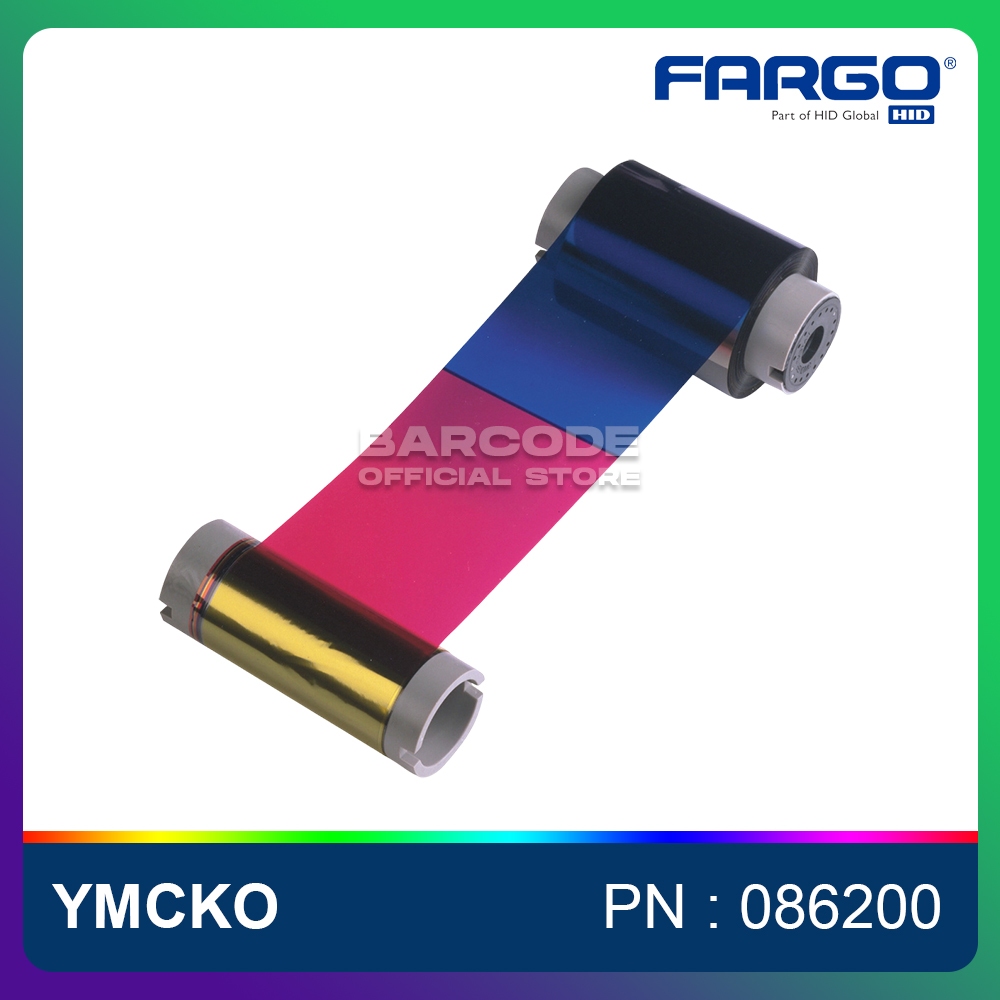 Ribbon Color Fargo DTC550 PN: 86200 Warna YMCKO 500 Images