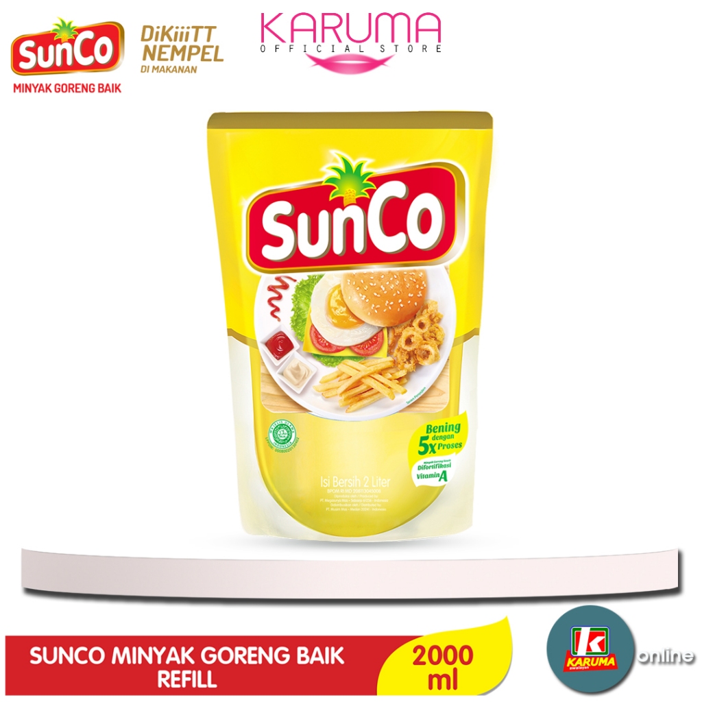 

SUNCO MINYAK GORENG | MINYAK GORENG SUNCO 2 LITER REFILL