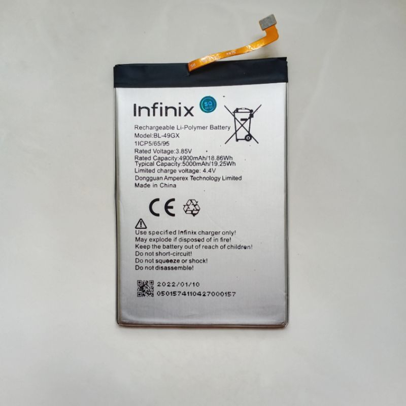 BATERAI UNTUK INFINIX NOTE 7 / NOTE 7 LITE / NOTE 10 BL49GX BL49FX BL49GF BATRE BATERE BATTERY BATRA