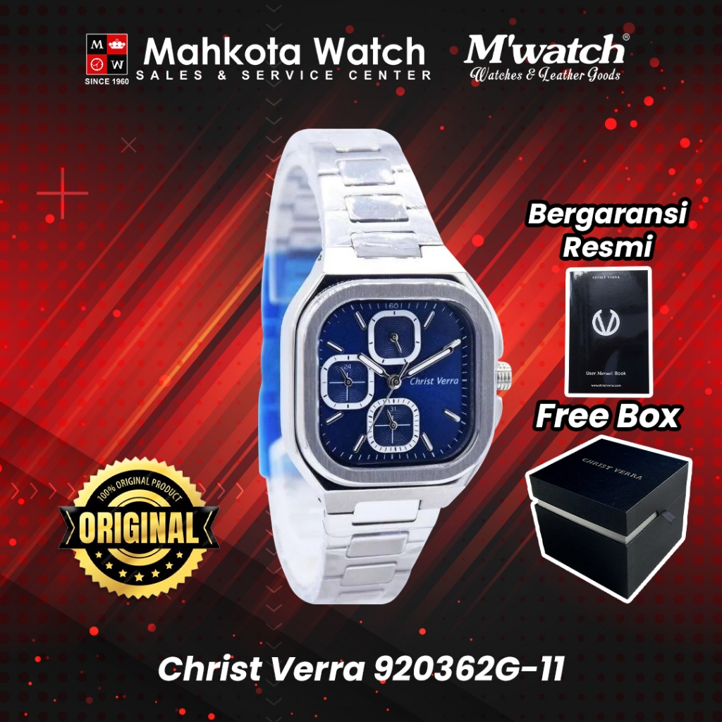 JAM TANGAN PRIA Christ Verra 920362G-11 ORIGINAL