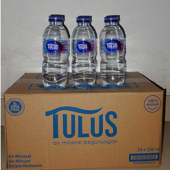 

Air Mineral TULUS Botol 330ml 1 Dus (isi 24pcs)