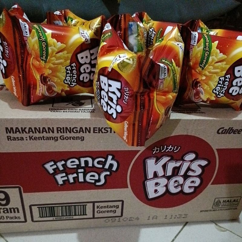 Kris Bee French Fries ciki kentang saos isi 10 pcs @9gr