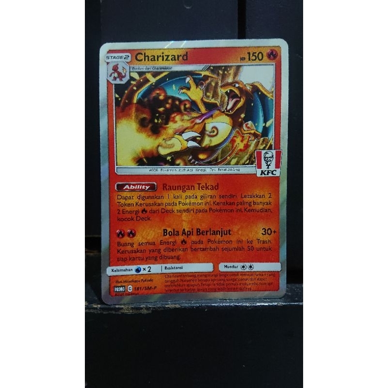 KARTU TCG EDISI KFC CHARIZARD