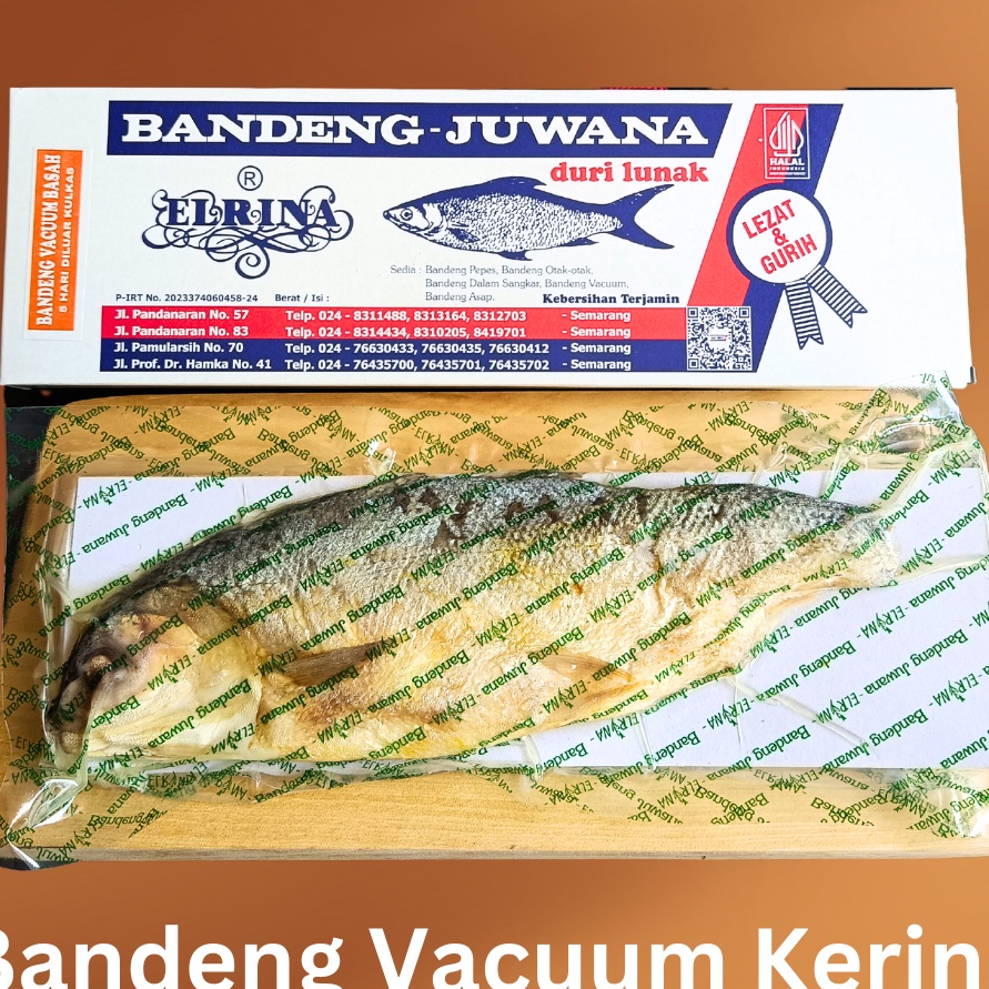 Bandeng Presto Juwana Duri Lunak Bandeng Juwana Erlina Vacuum Kering Semarang