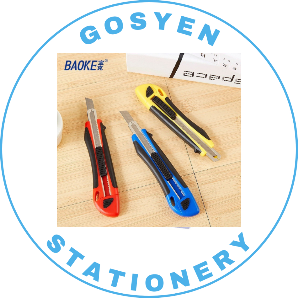 

BAOKE Cutter Dengan Pisau Baja SK5 Sistem Kunci Manual Untuk Penggunaan Yang Aman UK1405