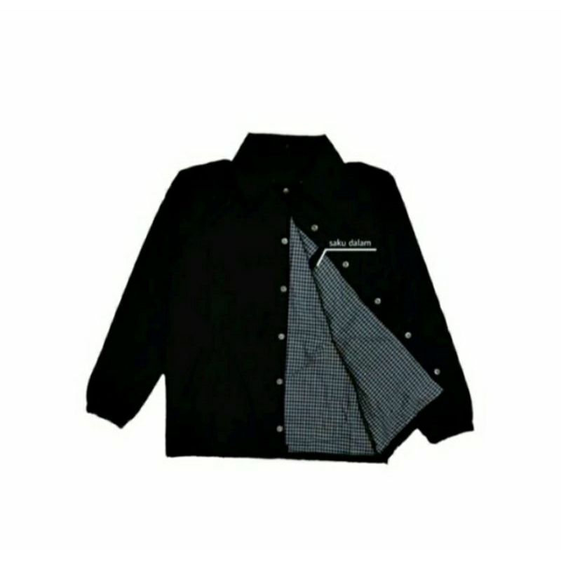jacket parasut polos jacket coach jacket waterprof pria wanita