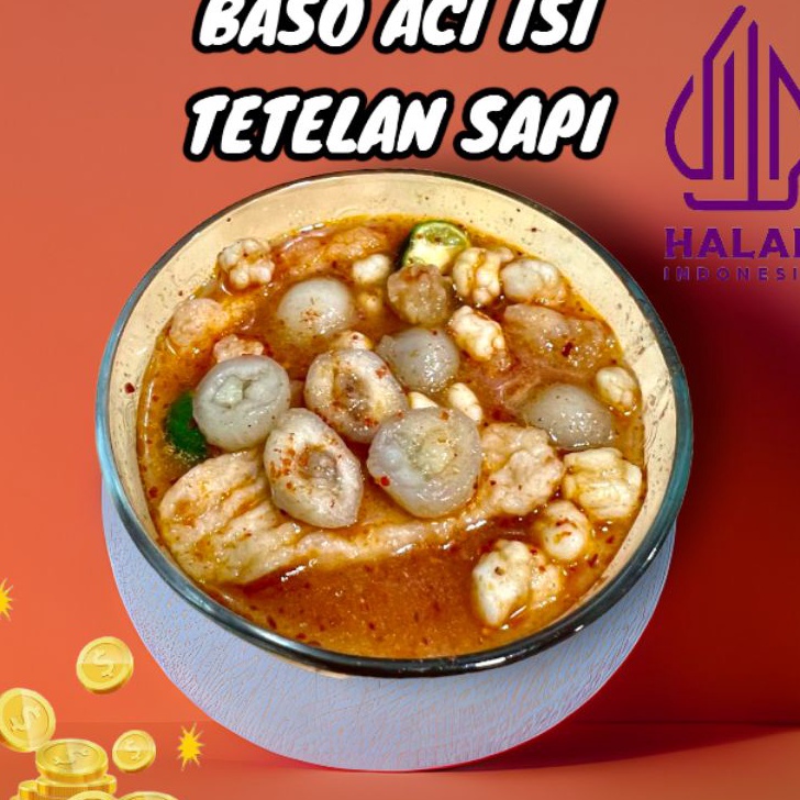 

PROMO SALE PAKET 1 BUNGKUS BASO ACI ISI TETELAN DAGING