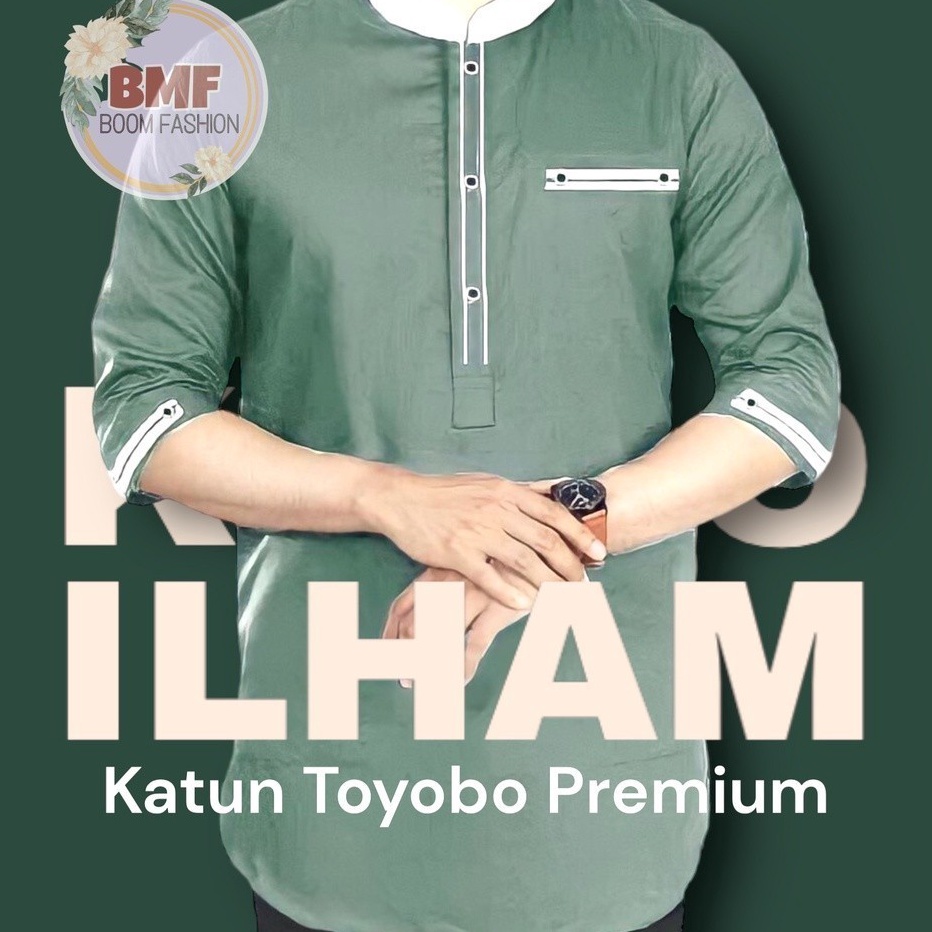 PROMO SALE BOOM  Koko Kurta Ilham L XLXXL Pakaian Muslim Pria Koko Kurta Pria Koko Pria DewasaFashio