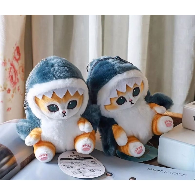 MOFUSAND KEYCHAIN PLUSH SHARK WALLET SERIES by MOFUSAND JAPAN [PRE ORDER]