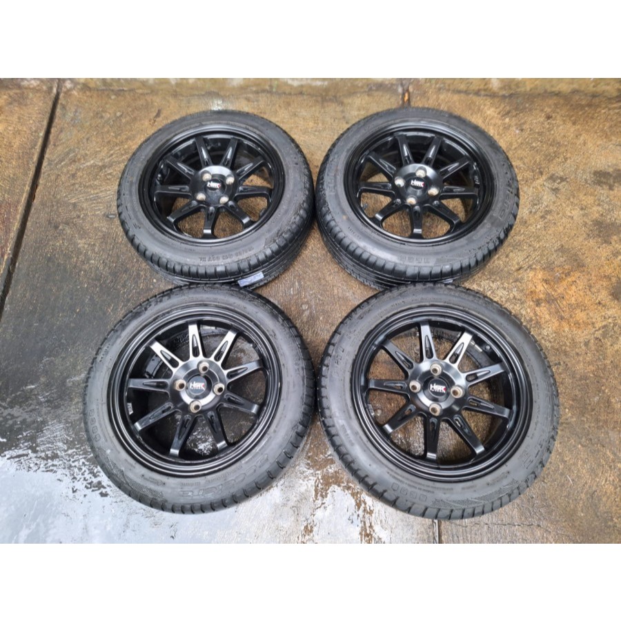 Velg Mobil Seken Hsr Tikala R15x6,5 H4x100 Et40 Ban 185 55 R15