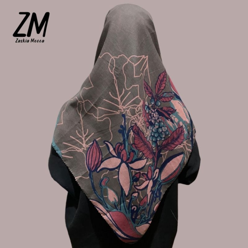 ZM - Zaskia Mecca Hijab Syar'i / Kerudung ZM / Hijab motif