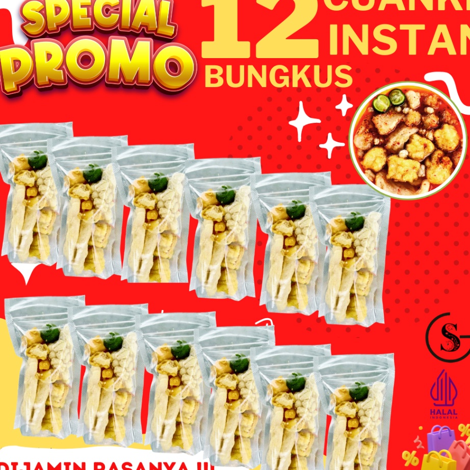 

Free Ongkir 12 BUNGKUS CUANKI INSTAN SI PALING HEMAT