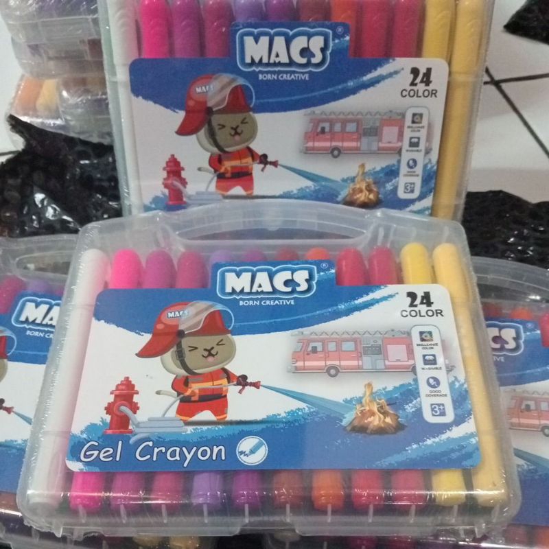 

Macs Gel Crayon Isi 24